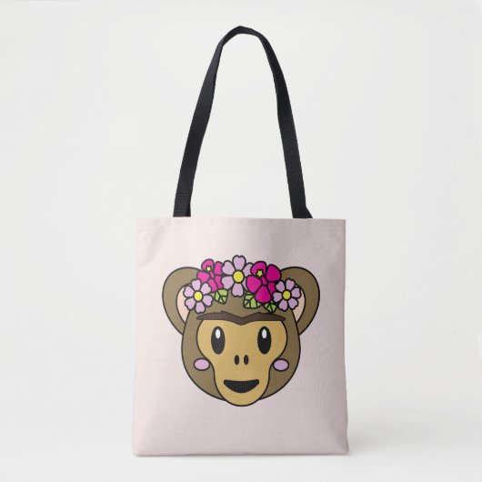 Frida Kahlo | FridaMoji - Monkey Tote Bag (Voorkant)