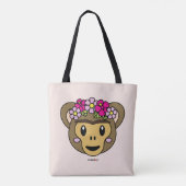 Frida Kahlo | FridaMoji - Monkey Tote Bag (Achterkant)