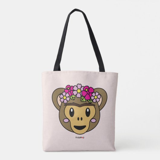 Frida Kahlo | FridaMoji - Monkey Tote Bag (Achterkant)
