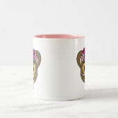 Frida Kahlo | FridaMoji - Monkey Tweekleurige Koffiemok (Center)