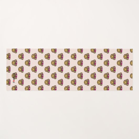 Frida Kahlo | FridaMoji - Monkey Yogamat (Voorkant (horizontaal))