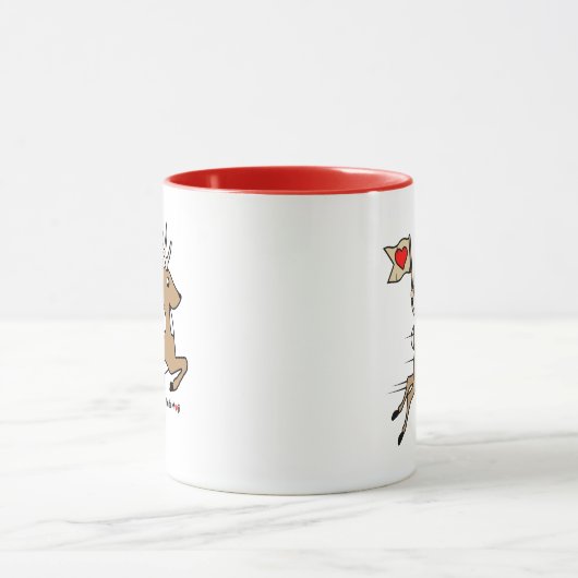 Frida Kahlo | FridaMoji - Reindeer Mok (Midden)