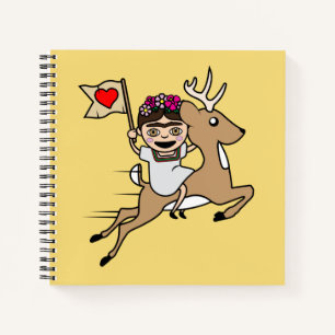 Frida Kahlo   FridaMoji - Reindeer Notitieboek