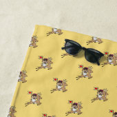 Frida Kahlo | FridaMoji - Reindeer Strandlaken (In situ)