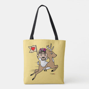 Frida Kahlo FridaMoji - Reindeer Tote Bag