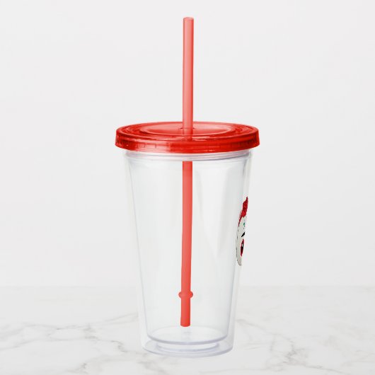 Frida Kahlo | FridaMoji - Sugar Skull Acryl Drinkbeker (Rechts)