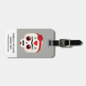 Frida Kahlo | FridaMoji - Sugar Skull Bagagelabel (Voorkant horizontaal)