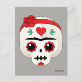 Frida Kahlo | FridaMoji - Sugar Skull Briefkaart (Voorkant)