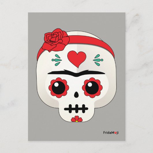 Frida Kahlo | FridaMoji - Sugar Skull Briefkaart (Voorkant)