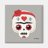 Frida Kahlo | FridaMoji - Sugar Skull Magneet (Voorkant)
