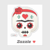 Frida Kahlo | FridaMoji - Sugar Skull Sticker (Vel)
