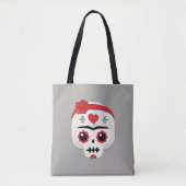 Frida Kahlo | FridaMoji - Sugar Skull Tote Bag (Voorkant)