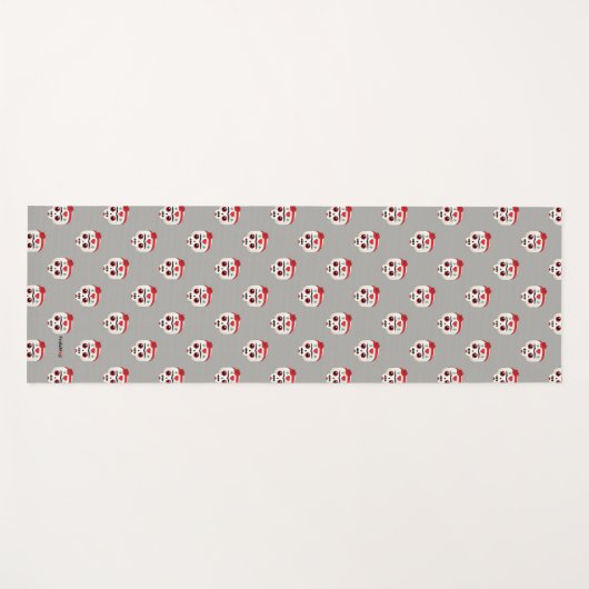 Frida Kahlo | FridaMoji - Sugar Skull Yogamat (Voorkant (horizontaal))