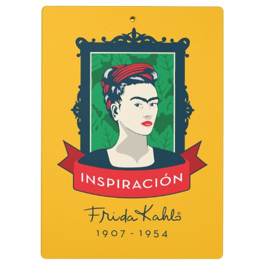 Frida Kahlo | Geïnspiración Klembord (Achterkant)