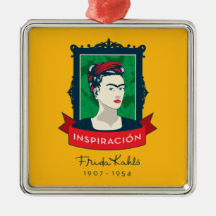 Frida Kahlo   Geïnspiración Metalen Ornament