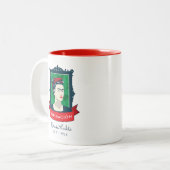 Frida Kahlo | Geïnspiración Tweekleurige Koffiemok (Voorkant links)