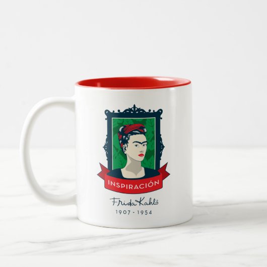 Frida Kahlo | Geïnspiración Tweekleurige Koffiemok (Links)