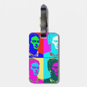 Frida Kahlo geïnspireerd portret Bagagelabel