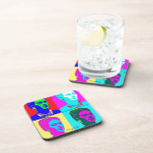 Frida Kahlo geïnspireerd portret Bier Onderzetter (Rechterzijde)