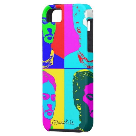 Frida Kahlo geïnspireerd portret Case-Mate iPhone Case (Achterkant Links)