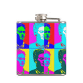 Frida Kahlo geïnspireerd portret Heupfles (Achterkant)