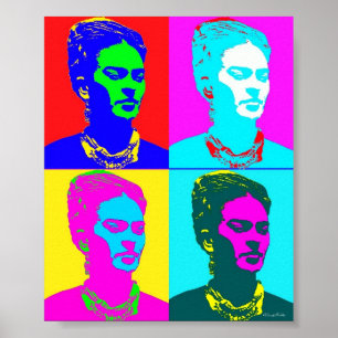 Frida Kahlo geïnspireerd portret Poster
