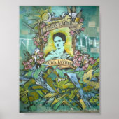Frida Kahlo Graffiti Poster (Voorkant)