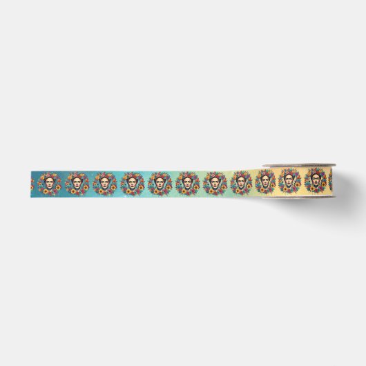 Frida Kahlo Grosgrain Lint (Voorkant)
