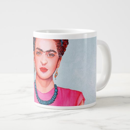 FRIDA KAHLO GROTE KOFFIEKOP (Voorkant rechts)