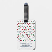 Frida Kahlo | Hart van Mexico Bagagelabel (Achterkant verticaal)