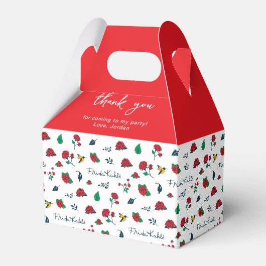 Frida Kahlo | Hart van Mexico Bedankdoosjes (Voorkant Zijde)