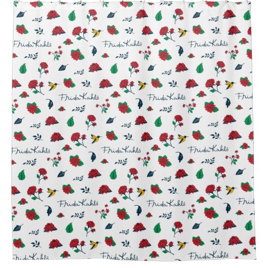 Frida Kahlo | Hart van Mexico Douchegordijn (Voorkant)