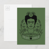 Frida Kahlo | Heroína Briefkaart (Voorkant / Achterkant)
