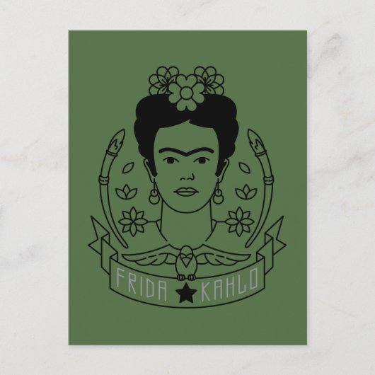 Frida Kahlo | Heroína Briefkaart (Voorkant)