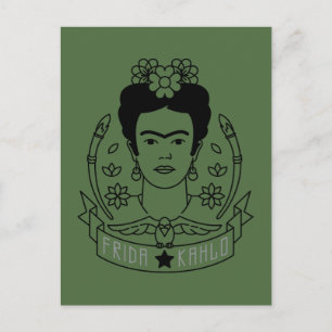 Frida Kahlo Heroína Briefkaart