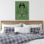 Frida Kahlo | Heroína Canvas Afdruk (Insitu (Slaapkamer))
