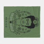 Frida Kahlo | Heroína Fleece Deken (Voorkant (Horizontaal))