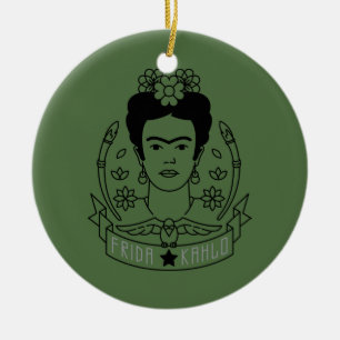 Frida Kahlo   Heroína Keramisch Ornament