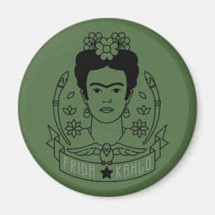 Frida Kahlo Heroína Magneet