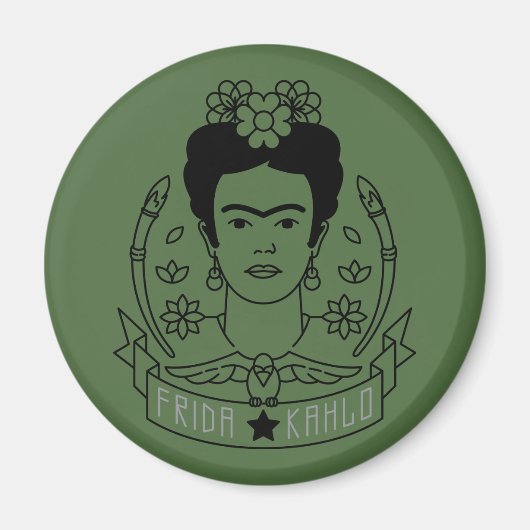 Frida Kahlo | Heroína Magneet (Voorkant)