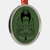Frida Kahlo | Heroína Metalen Ornament (Rechts)