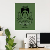 Frida Kahlo | Heroína Poster (Thuiskantoor)