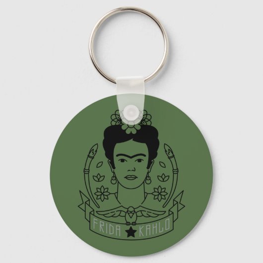 Frida Kahlo | Heroína Sleutelhanger (Voorkant)