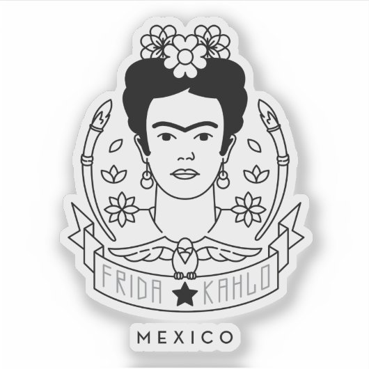Frida Kahlo | Herona Sticker (Voorkant)