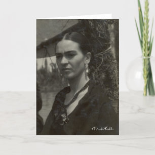 Frida Kahlo in Zwarte Kaart