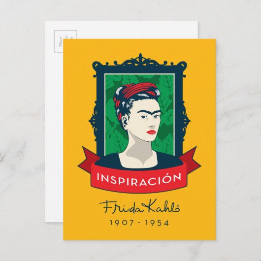 Frida Kahlo | Inspiron Briefkaart (Voorkant / Achterkant)