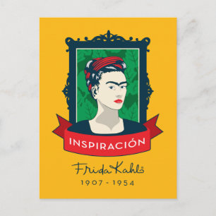 Frida Kahlo   Inspiron Briefkaart
