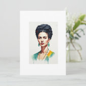 frida kahlo kaart (Staand voorkant)