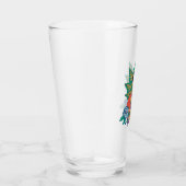 Frida Kahlo Kleurrijke Floral Graphic Glas (Rechts)