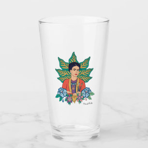 Frida Kahlo Kleurrijke Floral Graphic Glas